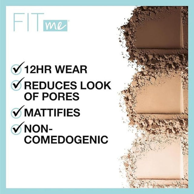Maybelline New York Fitme Matte+Poreless Compact Powder - Porcelain