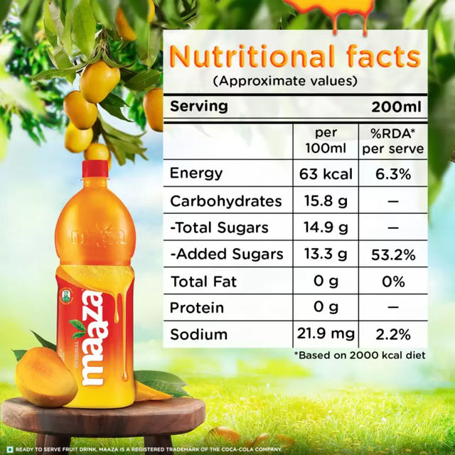 Maaza Mango Fruit Drink 600 ml Combo