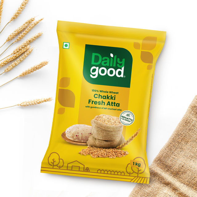 Daily Good MP 100% Whole Wheat Atta 1 kg Combo