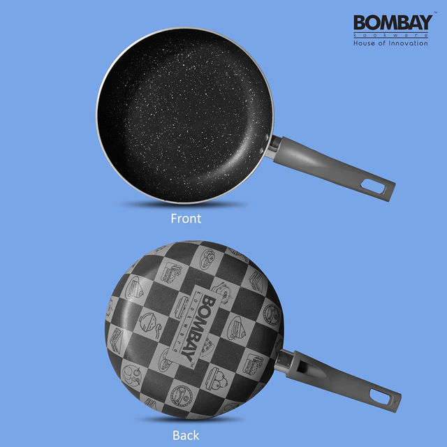 Bombay Kookware Kala Kruti Fry Pan 24Cm ( 1.25Lt)