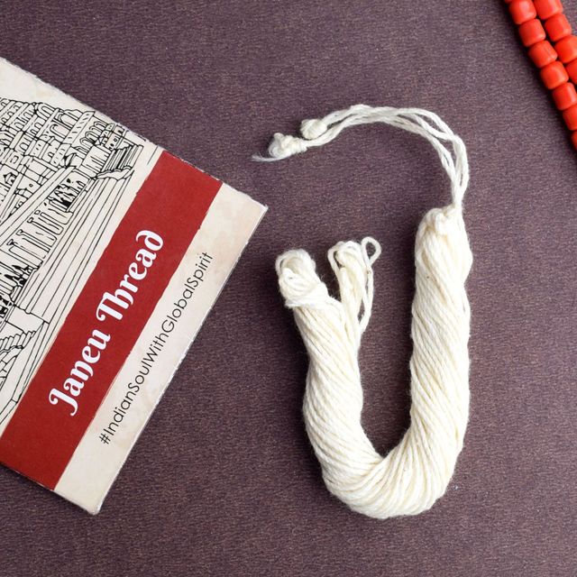 White Cotton Janeu Thread