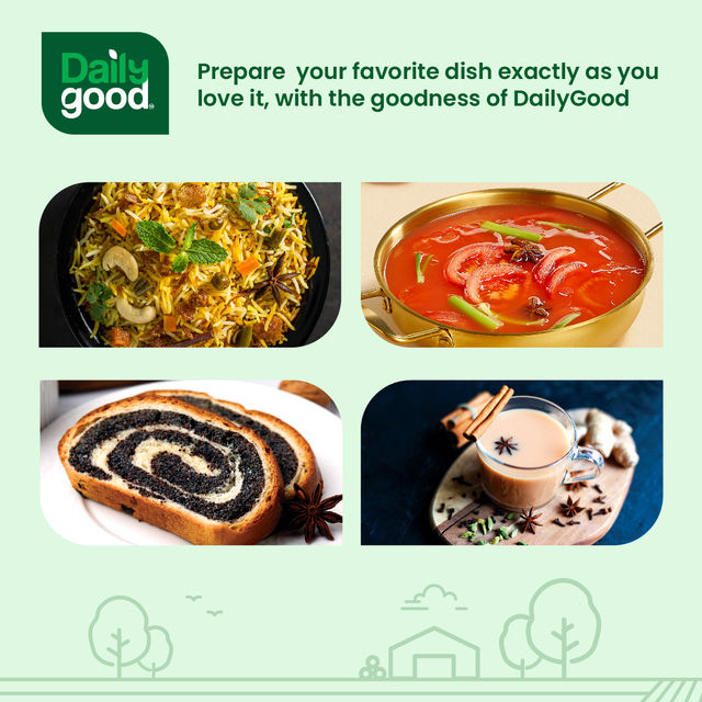 Daily Good Star Anise / Chakri Phool(50gms) & Daily Good Bay Leaf / Tejpatta(50gms) Combo