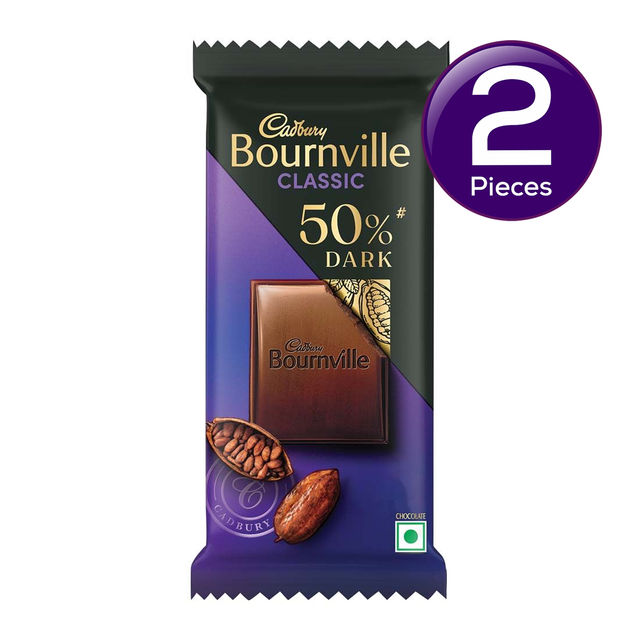 Cadbury Bournville Rich Cocoa 50% Dark Chocolate Bar Combo