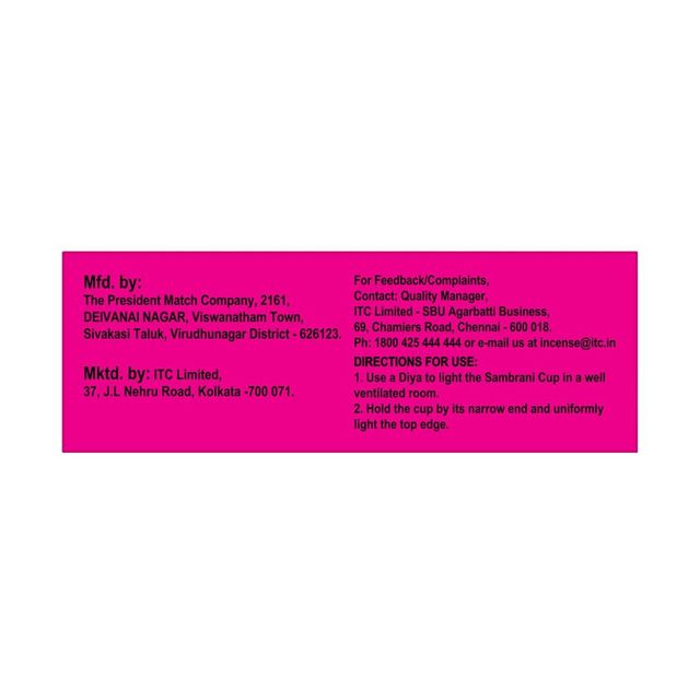 Treya 3 In 1 Sambrani Sticks - Fragranced Sambrani Sticks
