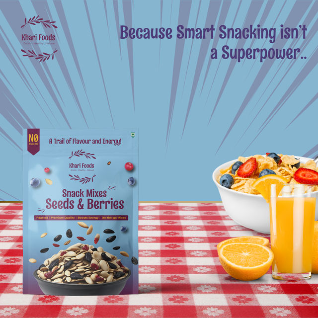 Khari Foods Seeds and Berries Trail Mix