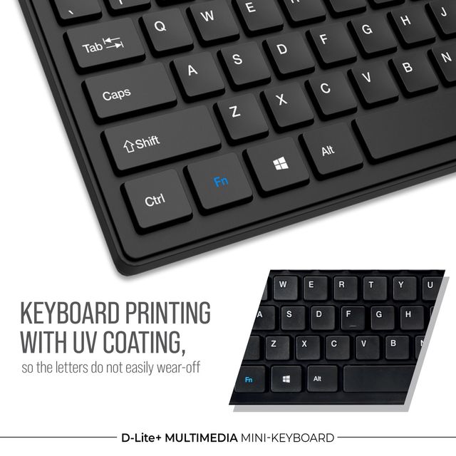 Lapcare Wireless Mini Keyboard | 2.4 GHz | 87 Keys | Compatible with Windows PC-Laptop-MAC