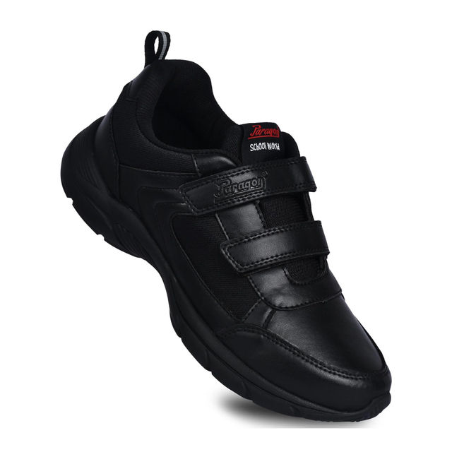 Paragon Boys School Shoes With Strap - UK 2 | Comfortable and Lightweight