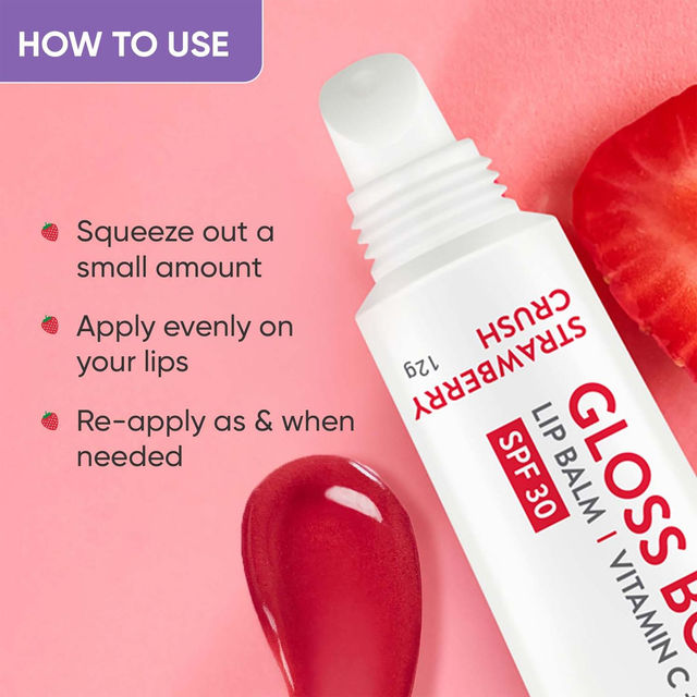 Dot & Key Gloss Boss Tinted Lip Balm SPF 30 Vitamin C + E - Strawberry Crush