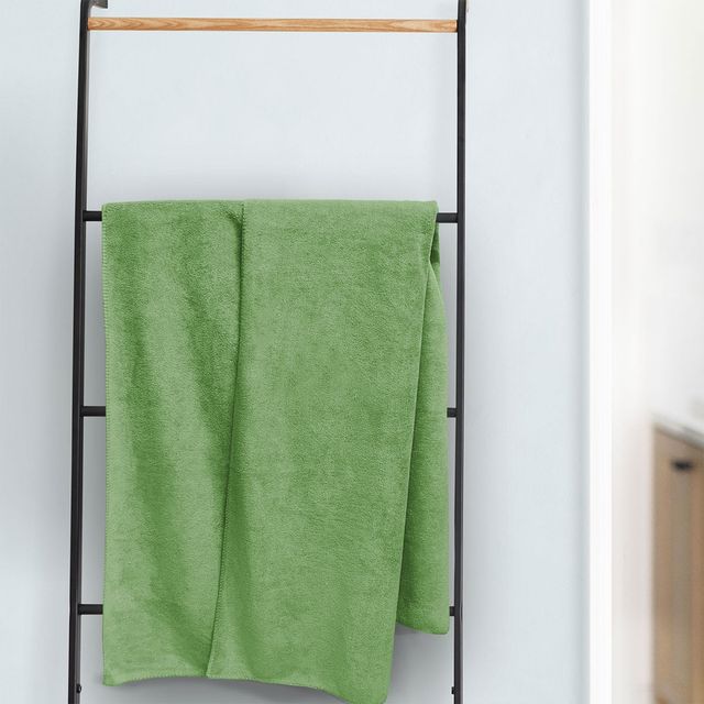 Sassoon Microfiber Large Bath Towel | Green | 70 x 145 cm