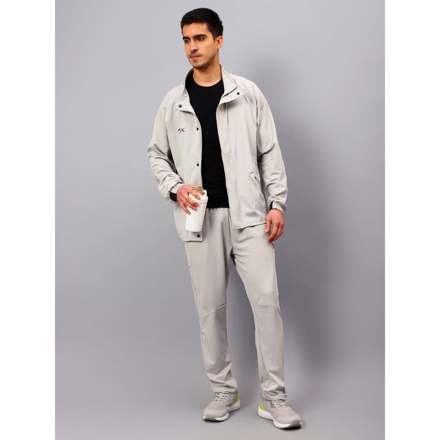 Shiv Naresh Unisex Tracksuit | SNTSW105M | Light Grey - M