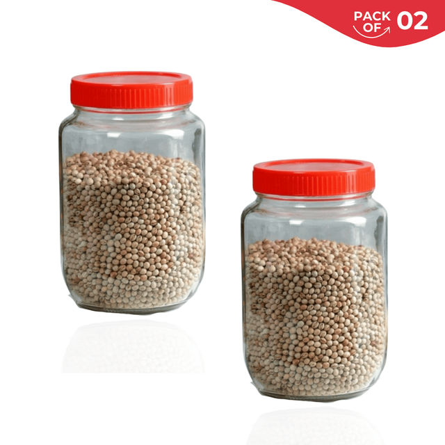 Yera Kitchen Zaika Jars 1200 Ml Set Of 2