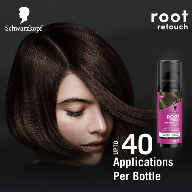 Schwarzkopf Root Retouch Temporary Root Cover Spray Hair Colour - Brown