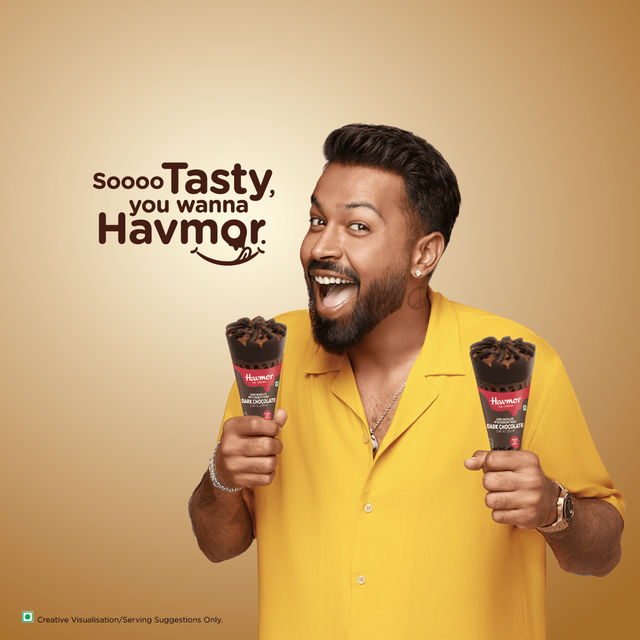 Havmor Dark Chocolate Cone Ice Cream Combo