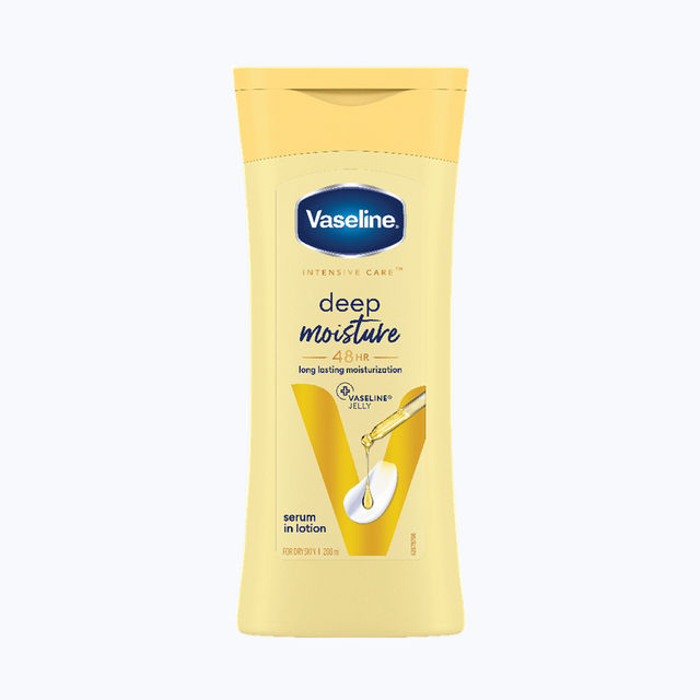 Vaseline Deep Moisture Body Lotion | For Dry Skin | Moisturised Glowing Skin | With Pro Ceramides