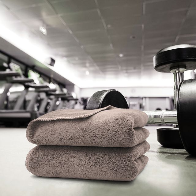 Sassoon Microfiber Gym-Sports Towel | Sandstone | 40 x 60 cm