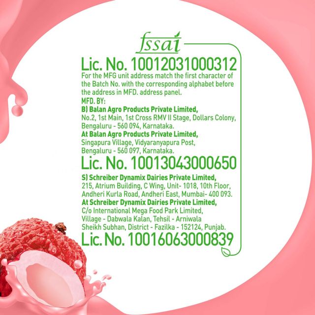 B Natural Litchi Fruit Juice