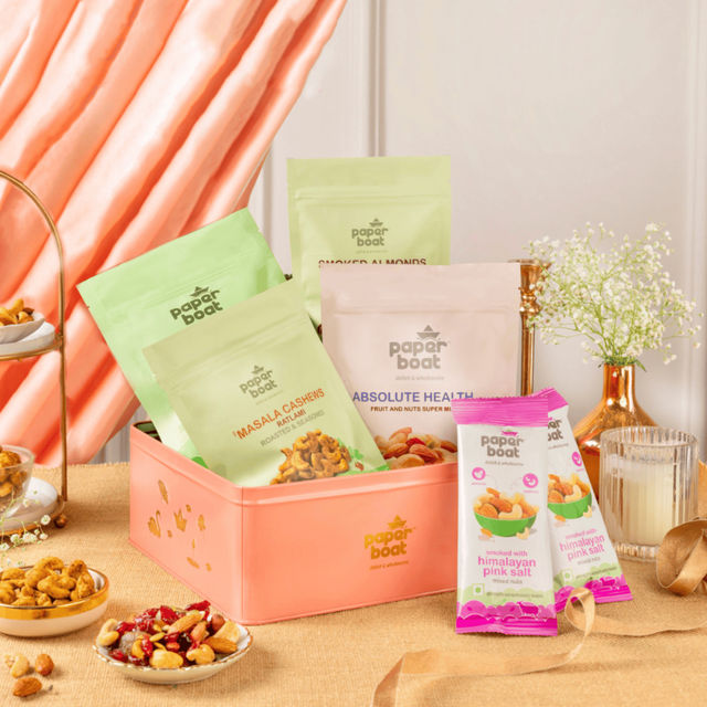 Paper Boat Dry Fruits Gift Box - Gift Hamper