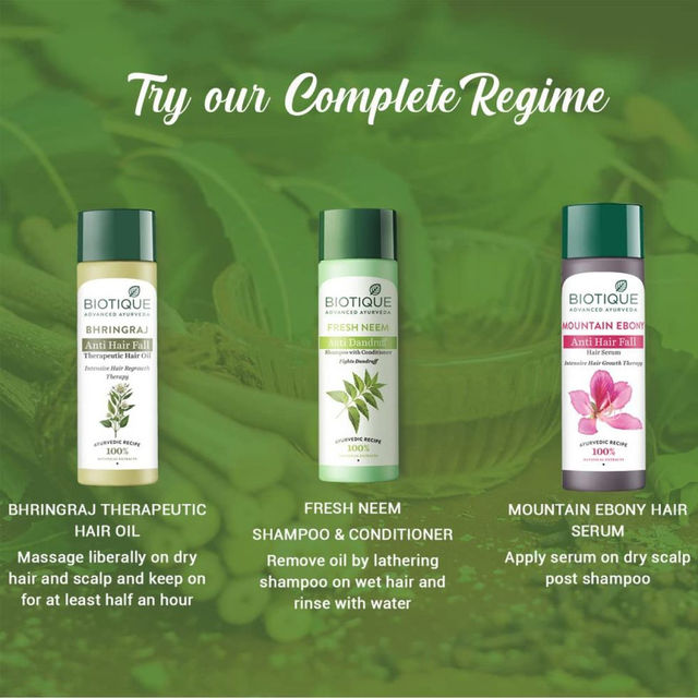 Biotique Fresh Neem Anti Dandruff Shampoo & Conditioner