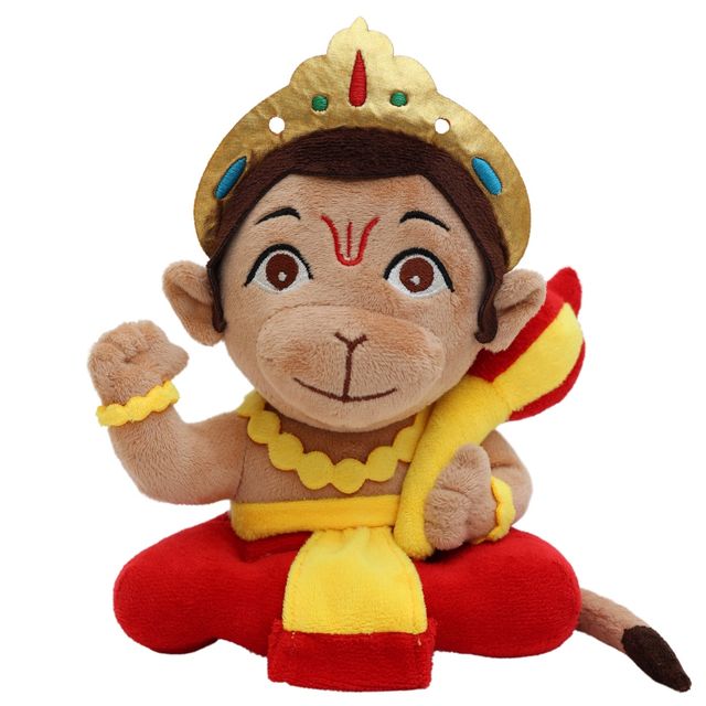 Panda's Box Mantra Chanting Baby Hanuman | Small - 20 cm