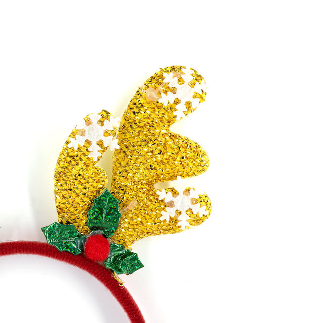 Gullak Christmas Reindeer Glitter Velvet Hairband Assorted