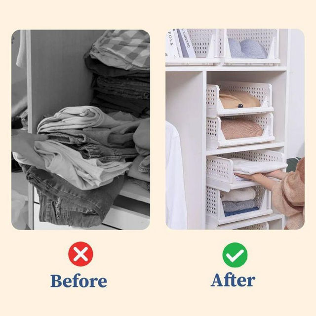 Homestrap Stack It Up Stackable Cloth Organizer