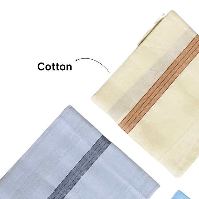 Royal Mart Men's Cotton Handkerchief | Assorted
