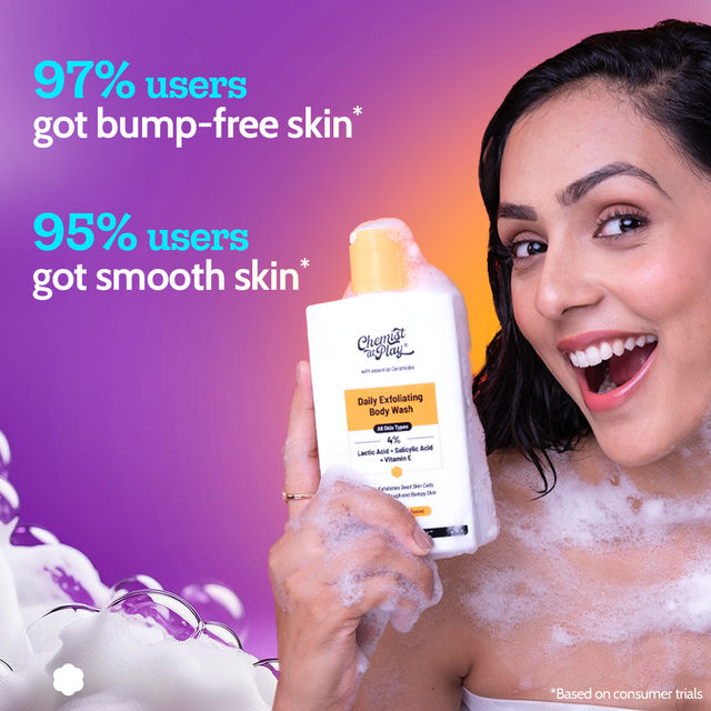 Chemist at Play Exfoliating Body Wash For Rough & Bumpy Skin