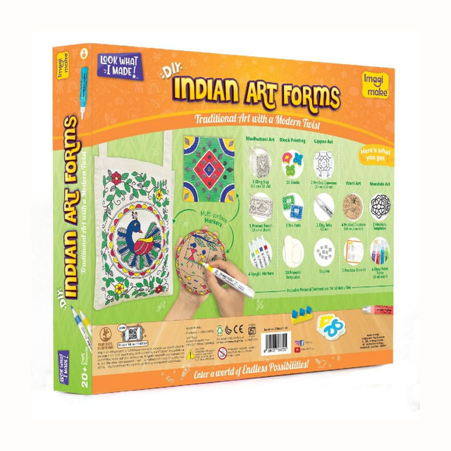 Imagimake Indian Art Forms - Art & Craft Kit | Creative Birthday Gifting Toys for kids (8+ Years)