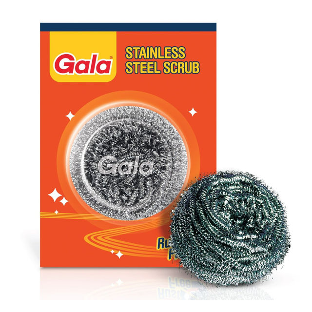 Gala Steel Scrubber Cleaner 1 pc Combo