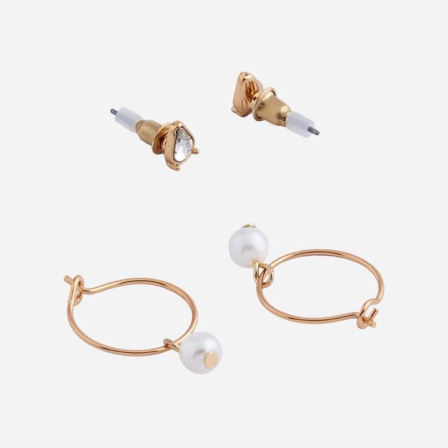Toniq Women Set Earrings Gold-One Size