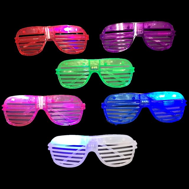 Gullak Party LED Light Up Shutter Goggle (Colour May Vary)