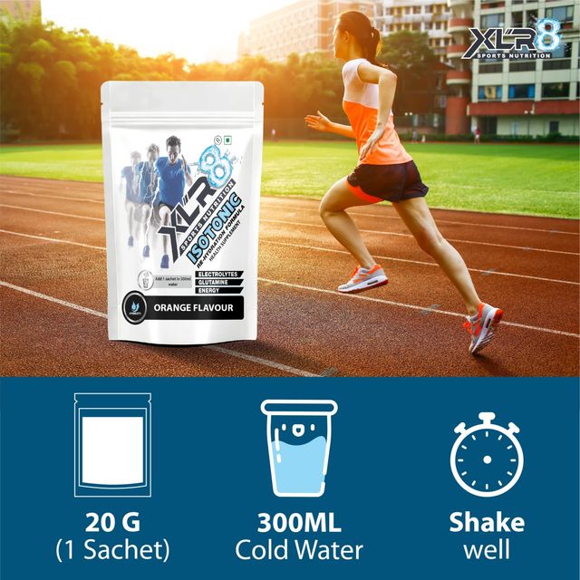 XLR8 Sports Nutrition Orange Energy Drink