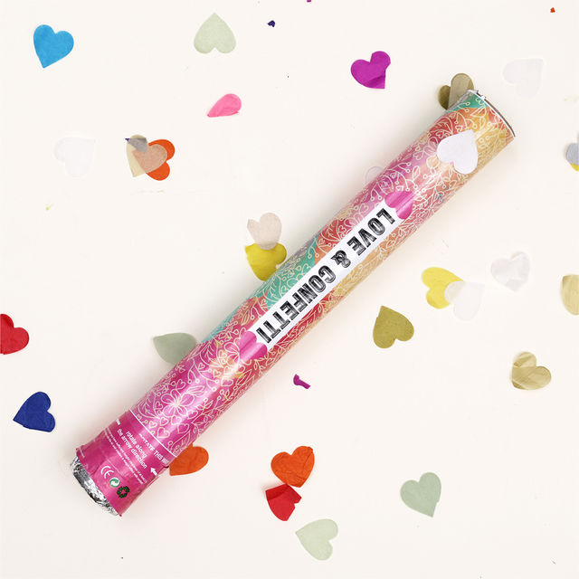 Oye Happy Heart Confetti Popper