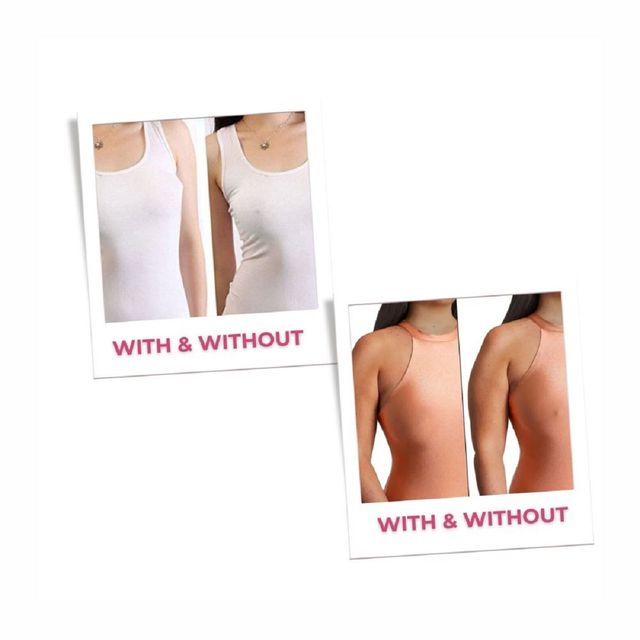 Slickfix Self Adhesive Nipple Pasties No Show Bra For Women, Nipple Covers Disposable Round Shape (Pack Of 10Pcs)