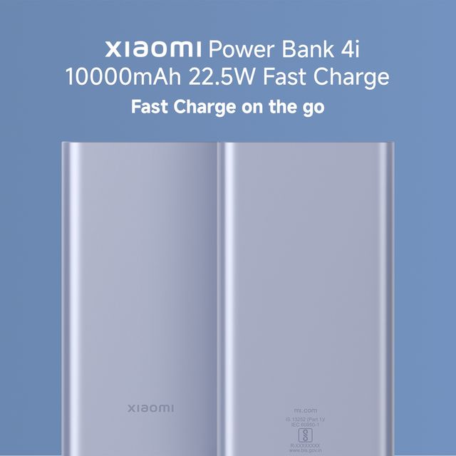 Xiaomi Power Bank 4I 10000Mah 22.5W Fast Charge