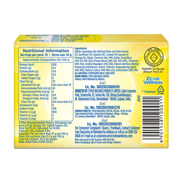 Nutralite Premium Fat Spread | Carton