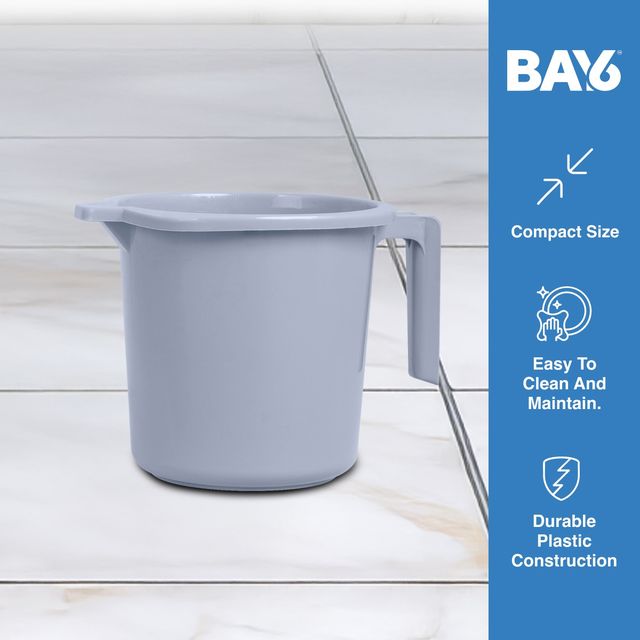 BAY6 Royce Bath Mug 1 L - Grey