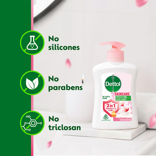 Dettol Original Liquid Hand Wash Pump With Free Handwash Refill | 99.99% Germ Protection