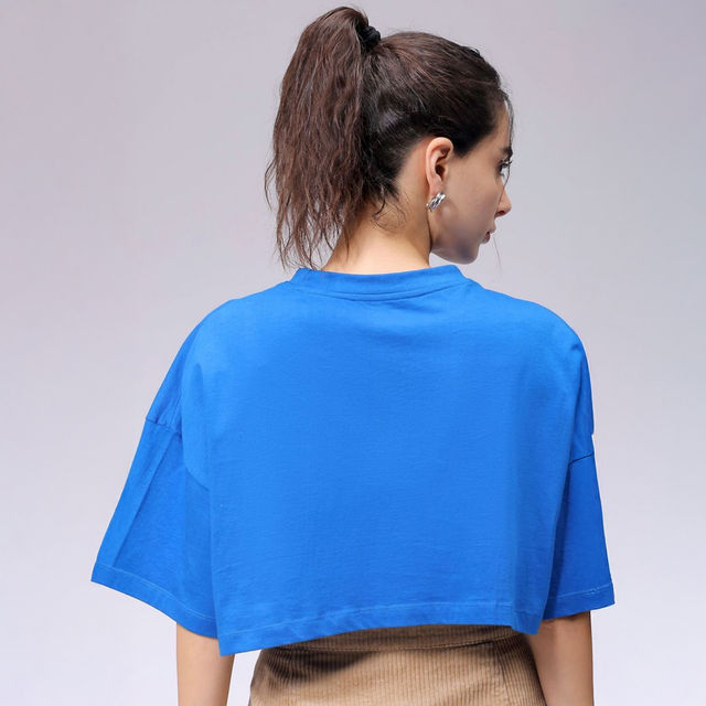 トップス blur symbol t-shirt cropped theredthread THEREDTHREAD / ザレッドスレッド】S blur symbol t-shirt cropped