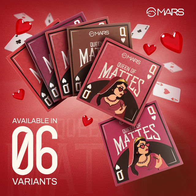 MARS Cosmetics Queen of Mattes Liquid Lipsticks Box Set of 3 - 13.5 Ml | All Rounder