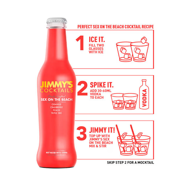 Jimmy's Sex on the beach Cocktail Mixer