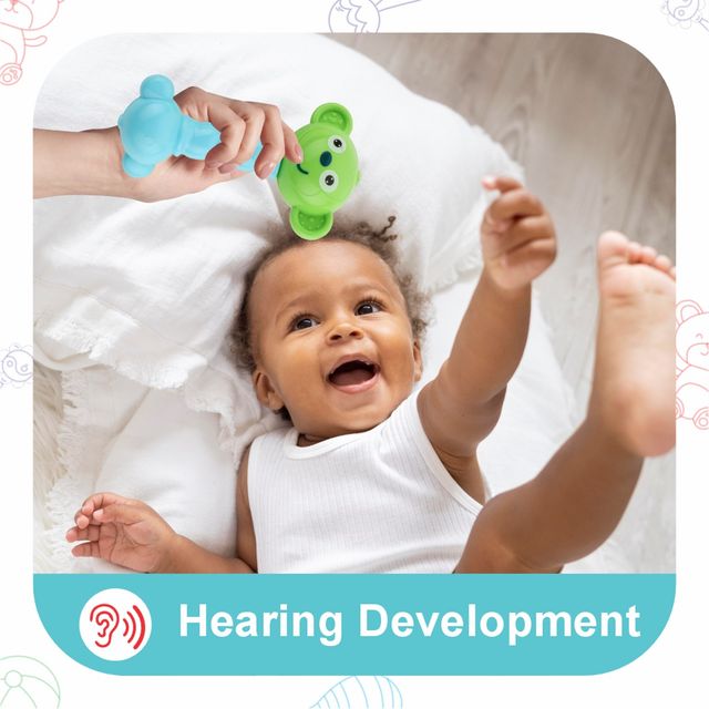 Aditi Toys Kid Rattles, 2Pcs Non-Toxic Free Baby Rattles, Rattle Set For Infants, 3,6,9 Months