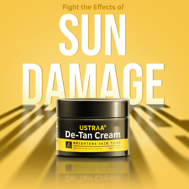 Ustraa Total De Tan Kit (Face Scrub De-tan -100g & De-Tan Face Cream -50g)