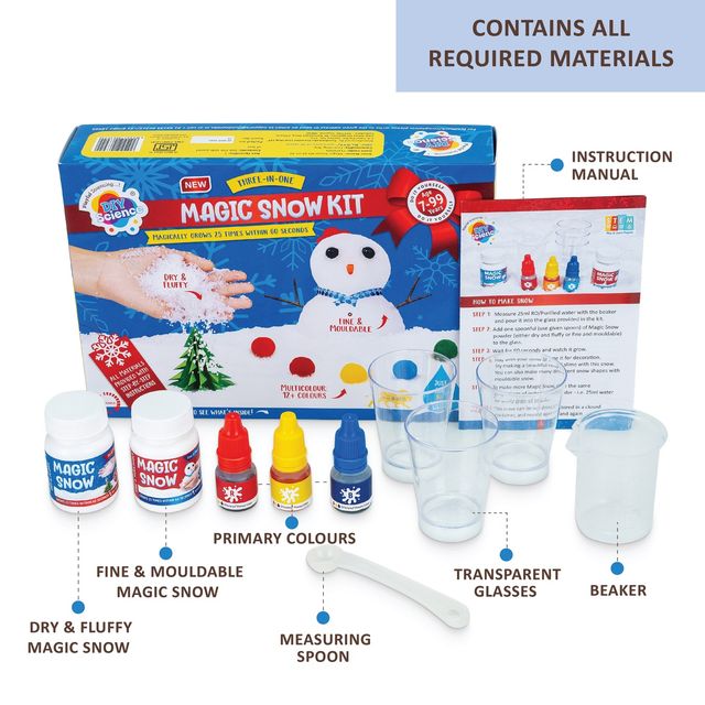 DIY Science Magic Snow Kit (3-in-1)