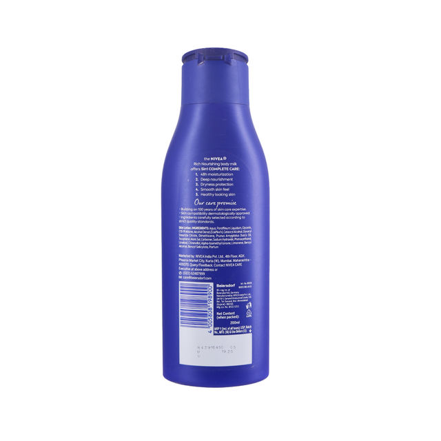 NIVEA Nourishing Body Lotion Body Milk|48 H Moisturization|2X Almond Oil|For Very Dry Skin