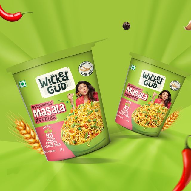 Wickedgud Nourishing Masala cup noodles