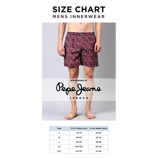 Pepe Jeans Men's Abstract Cotton Boxers | Dark Grey - S