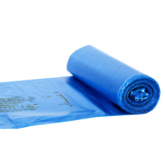 Swachhta First Oxo Bio Degradable Garbage Bags - Blue Medium (19 x 21 Inches)