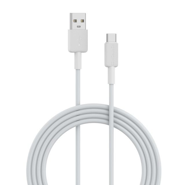 Portronics Konnect Link Type C Charging Cable with 3.0A Output | 480Mbps | 1 m Length - White