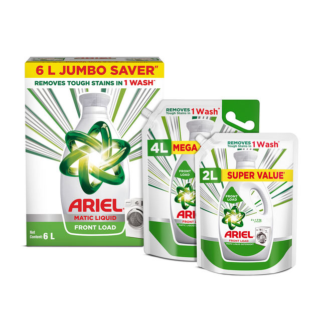 Ariel Stain Removal Front Load Washing Machine Detergent Liquid